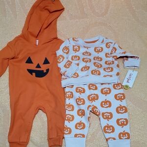 3-6 Mo Cozy Pumpkin Set